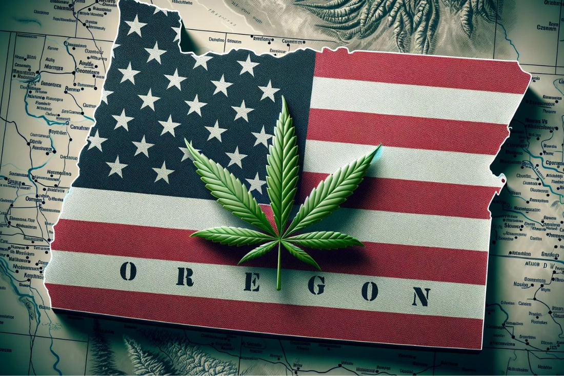 Vlajka USA, Konopí, Oregon