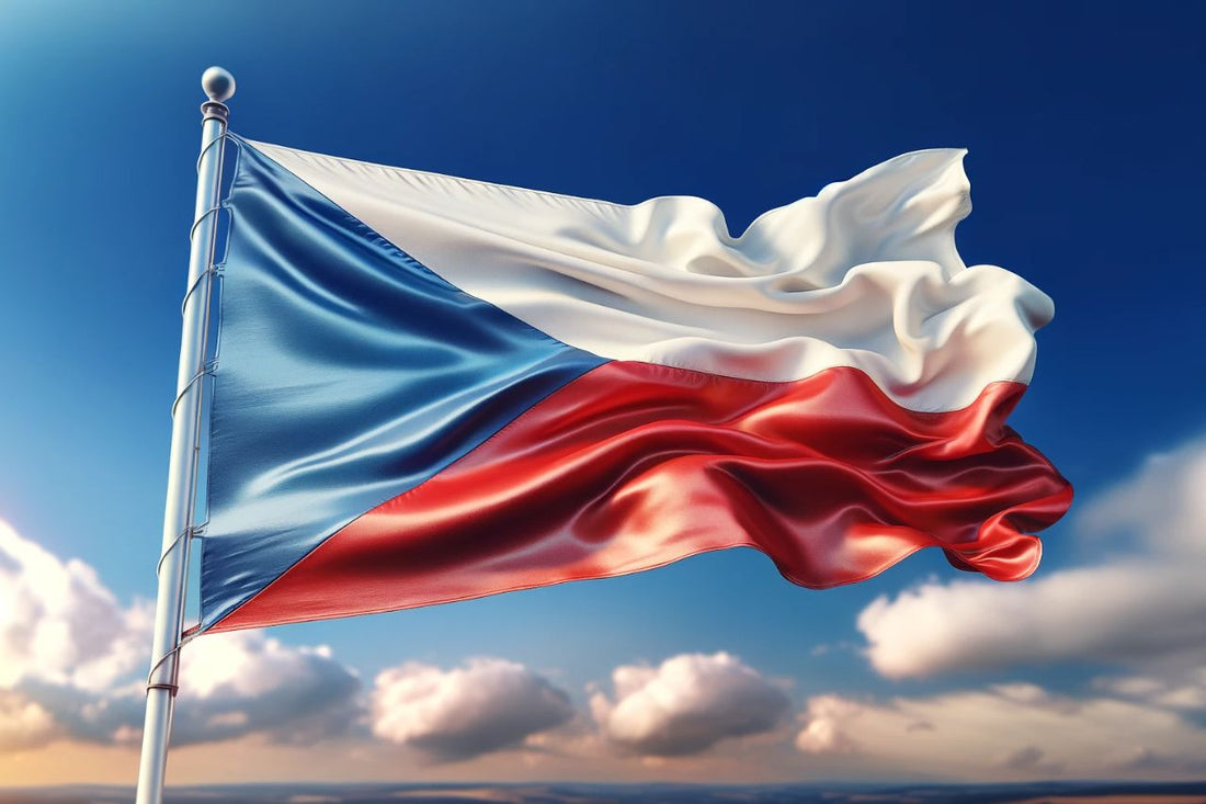 Mávající vlajka České republiky